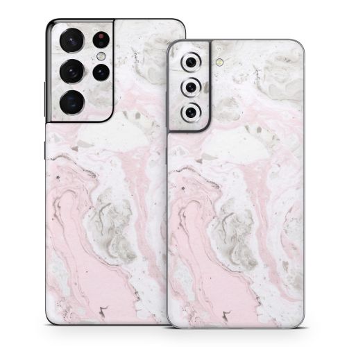Rosa Marble Samsung Galaxy S21 Series Skin