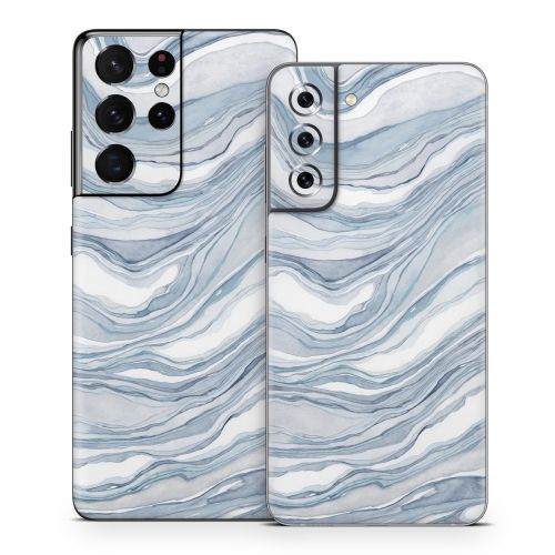 Sandstone Indigo Samsung Galaxy S21 Series Skin