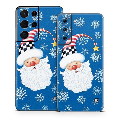 Santa Snowflake Samsung Galaxy S21 Series Skin