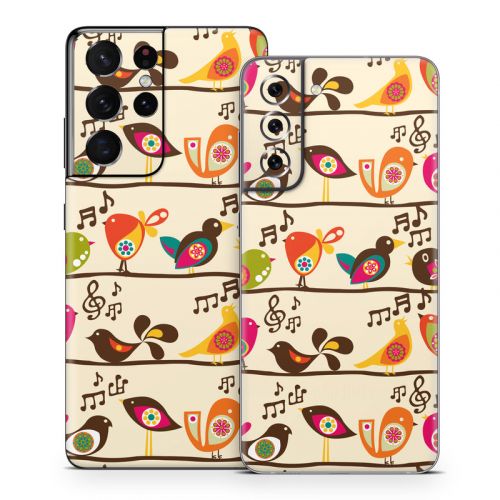 Singing Birds Samsung Galaxy S21 Series Skin