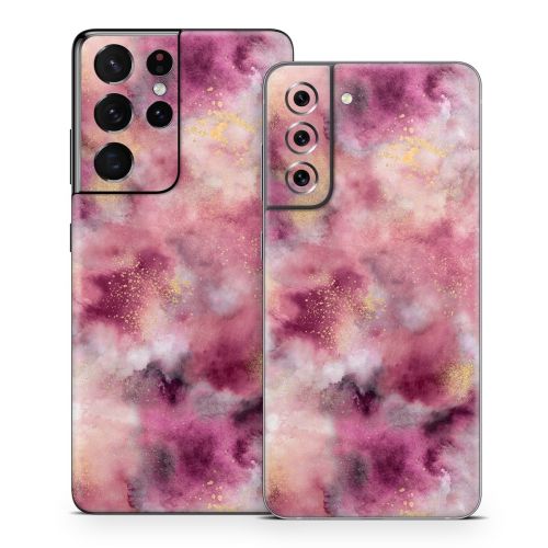 Smoky Marble Watercolor Samsung Galaxy S21 Series Skin