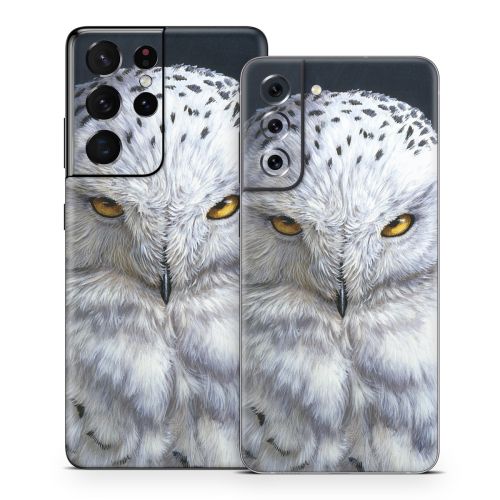 Snowy Owl Samsung Galaxy S21 Series Skin