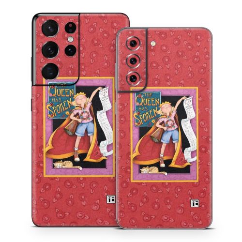 Queen Has Spoken Samsung Galaxy S21 Series Skin