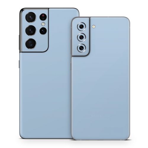Solid State Blue Mist Samsung Galaxy S21 Series Skin
