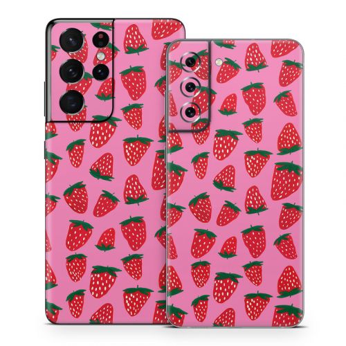 Strawberries Samsung Galaxy S21 Series Skin