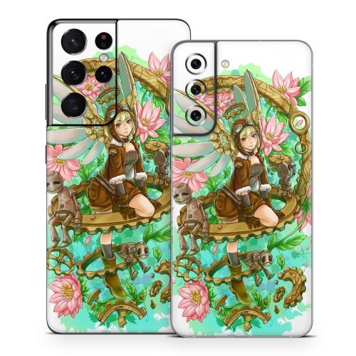 Steampunk Angel Samsung Galaxy S21 Series Skin