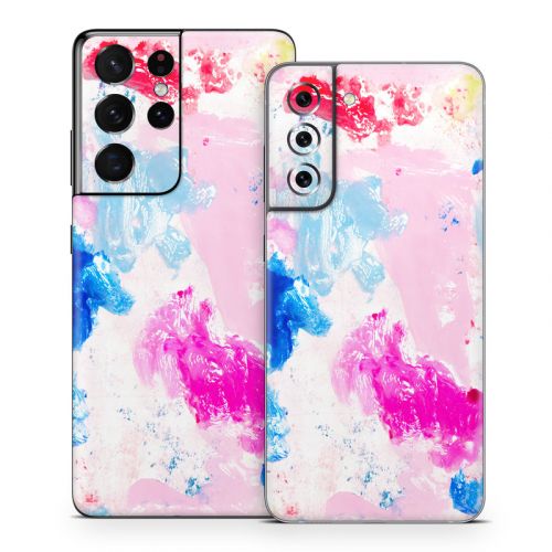 Sunny Day Finger Paint Samsung Galaxy S21 Series Skin
