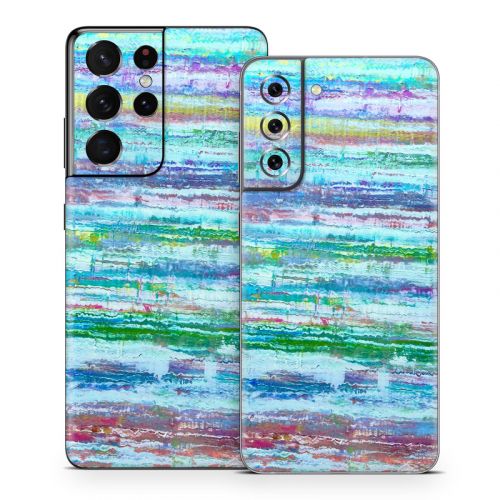 Textured Stripes Samsung Galaxy S21 Series Skin