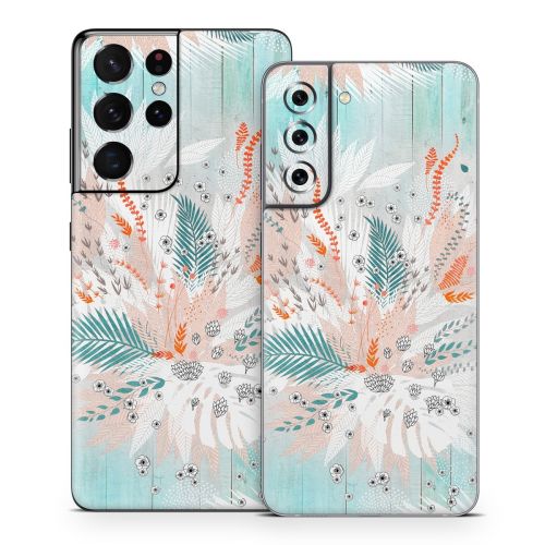 Tropical Fern Samsung Galaxy S21 Series Skin