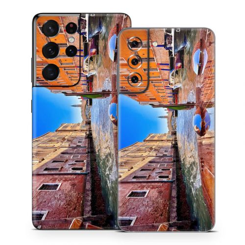 Venice Water Taxi Samsung Galaxy S21 Series Skin