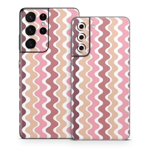 Pink Waves Samsung Galaxy S21 Series Skin