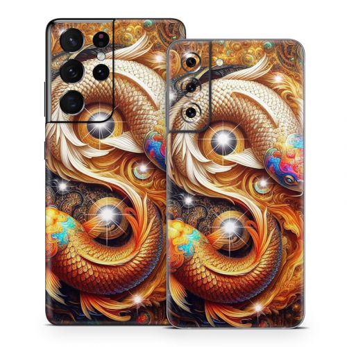 Yin Yang Koi Samsung Galaxy S21 Series Skin