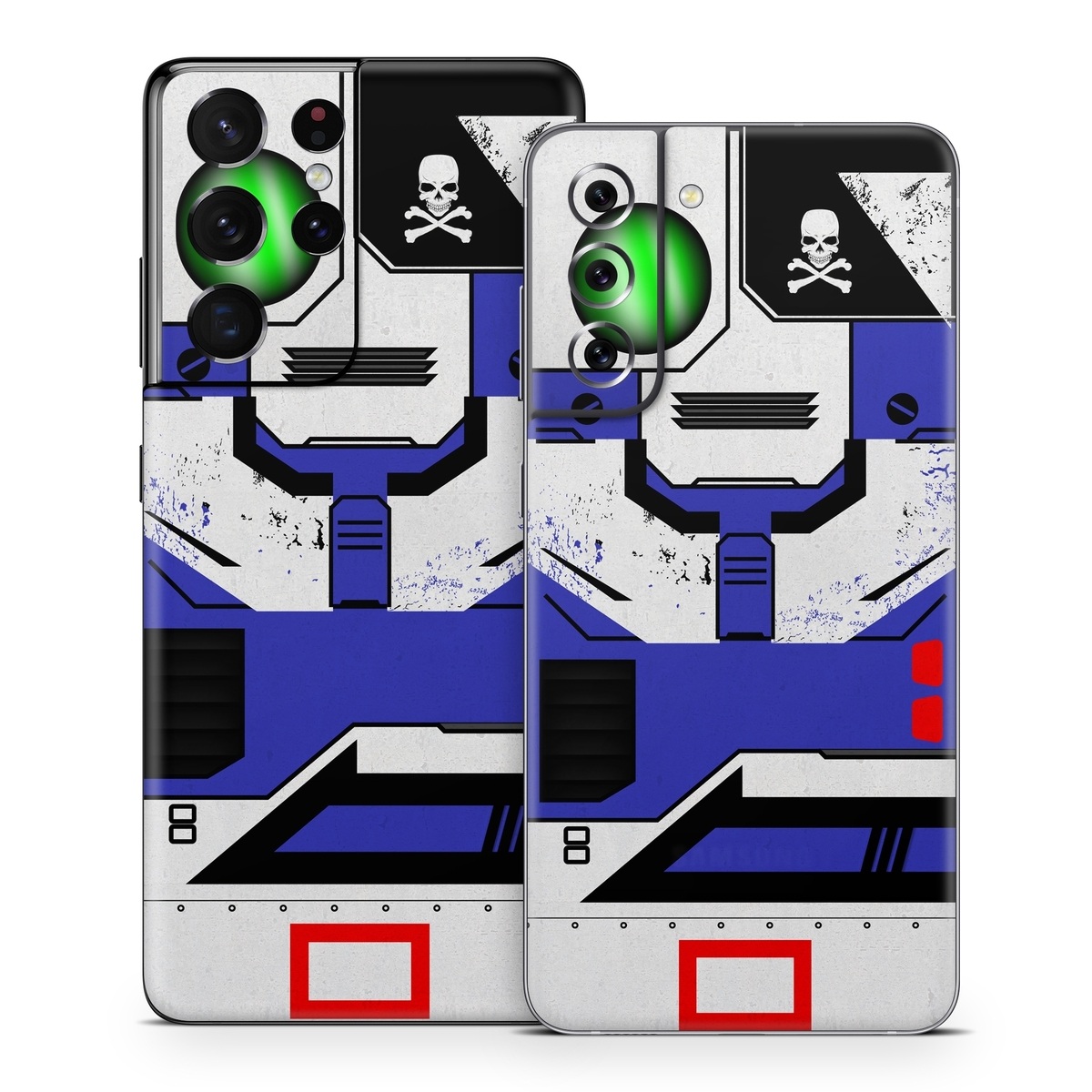 Samsung Galaxy S21 Series Skin design of Floppy disk, Technology, Electric blue, Fictional character, with white, blue, black, gray colors