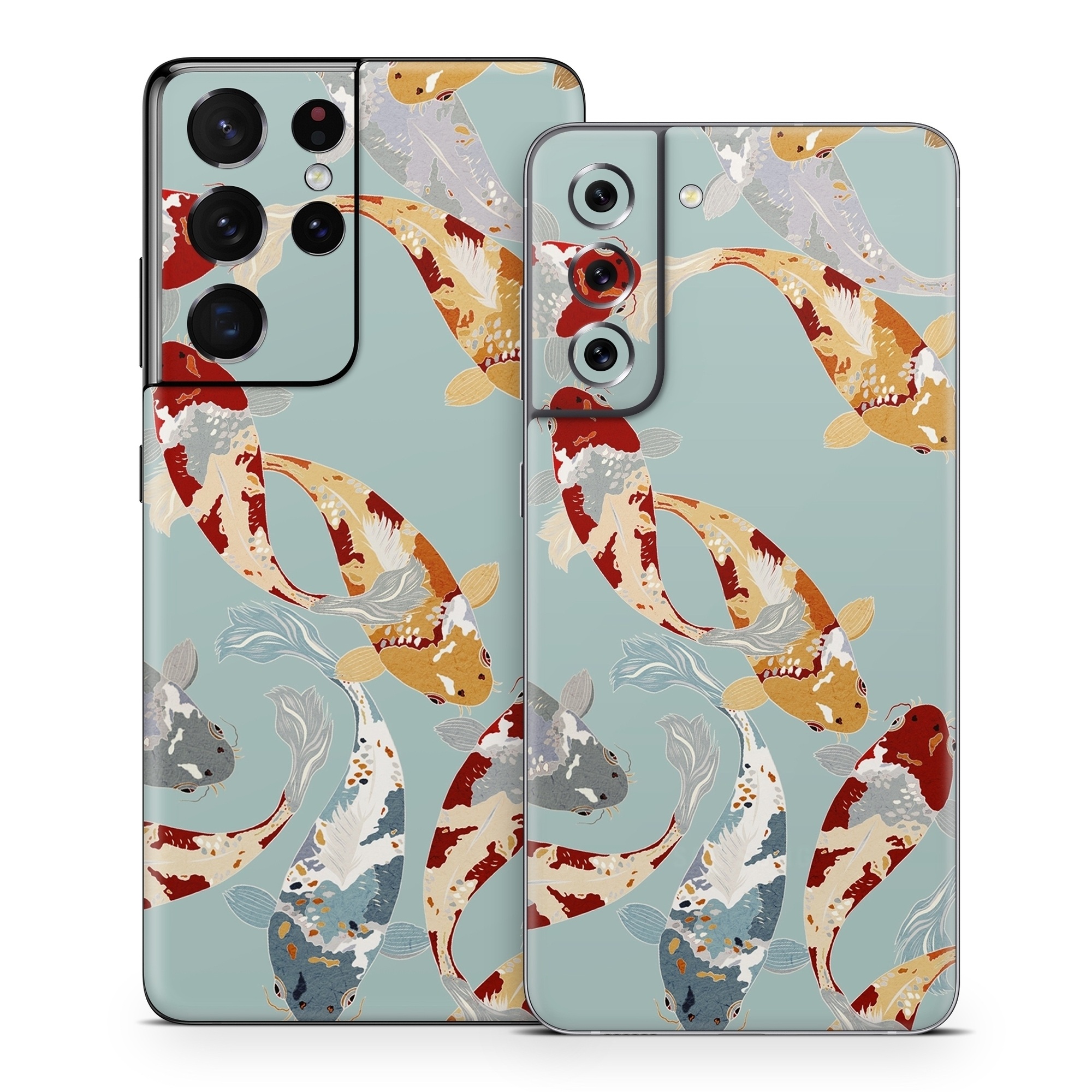 Samsung Galaxy S21 Series Skin design of Ecoregion, World, Organism, Line, Font, Art, Pattern, Electric blue, Graphics, Illustration, with blue, white, red, orange, yellow, gray colors