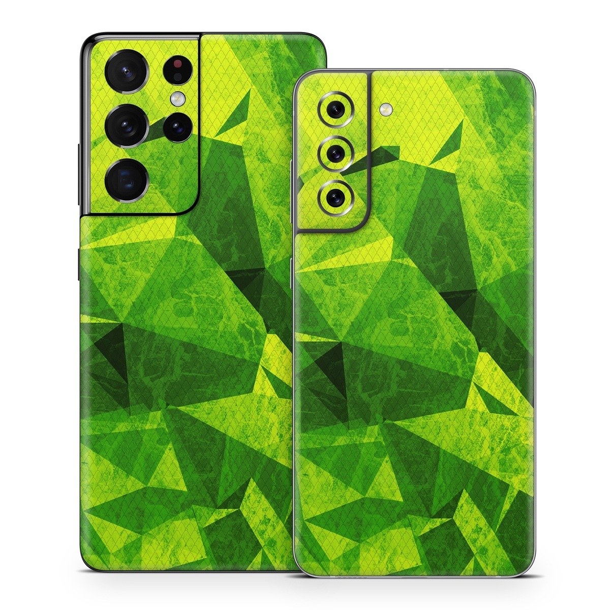 Samsung Galaxy S21 Series Skin design of Green, Pattern, Leaf, Design, Illustration, with green colors