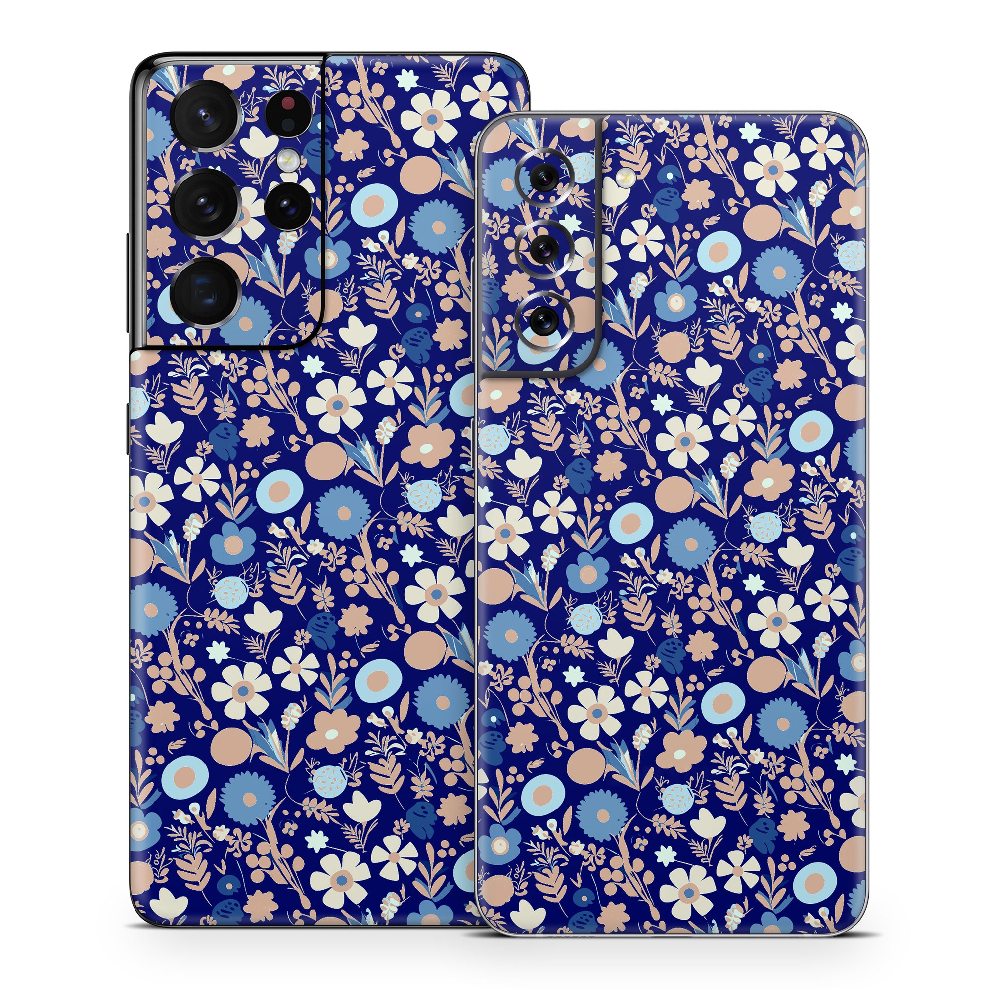 Samsung Galaxy S21 Series Skin design of Pattern, Art, Symmetry, Circle, Electric blue, with blue, white, pink colors