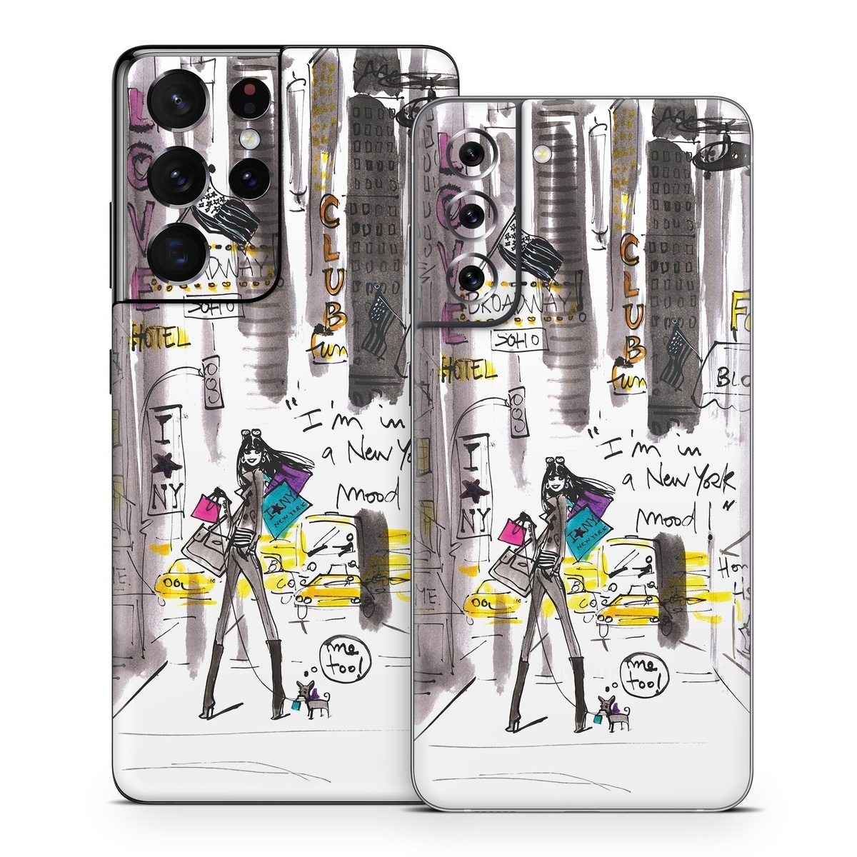 Samsung Galaxy S21 Series Skin design of Drawing, Sketch, Fictional character, Graphic design, Illustration, Art, with gray, white, black, red, green colors
