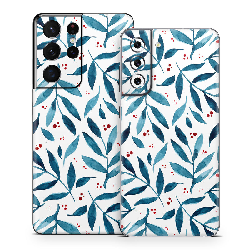 Samsung Galaxy S21 Series Skin design of White, Azure, Textile, Art, Aqua, Material property, Symmetry, Creative arts, Pattern, Electric blue, with white, blue, red colors
