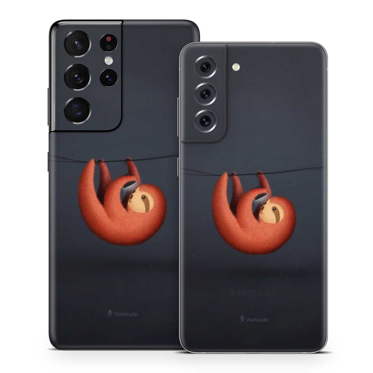 Samsung Galaxy S21 Series Skin design of Orange, Still life photography, Logo, Graphics, with black, orange, brown, gray colors