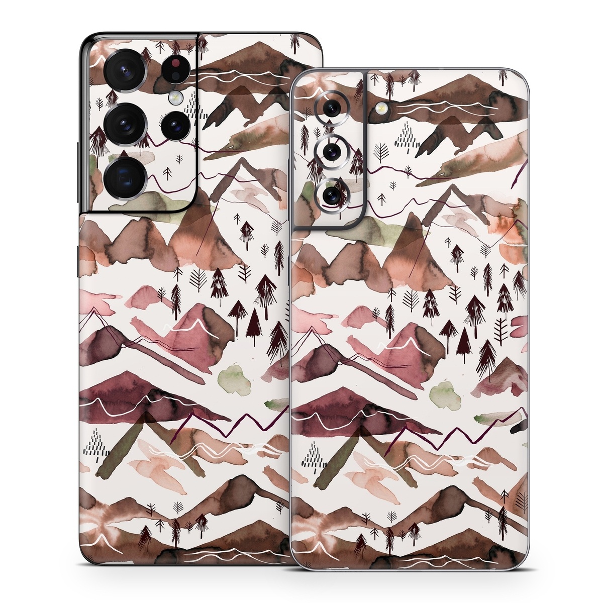 Samsung Galaxy S21 Series Skin design of Pattern, Design, Leaf, Camouflage, Military camouflage, Illustration, Art, with white, red, black, gray colors