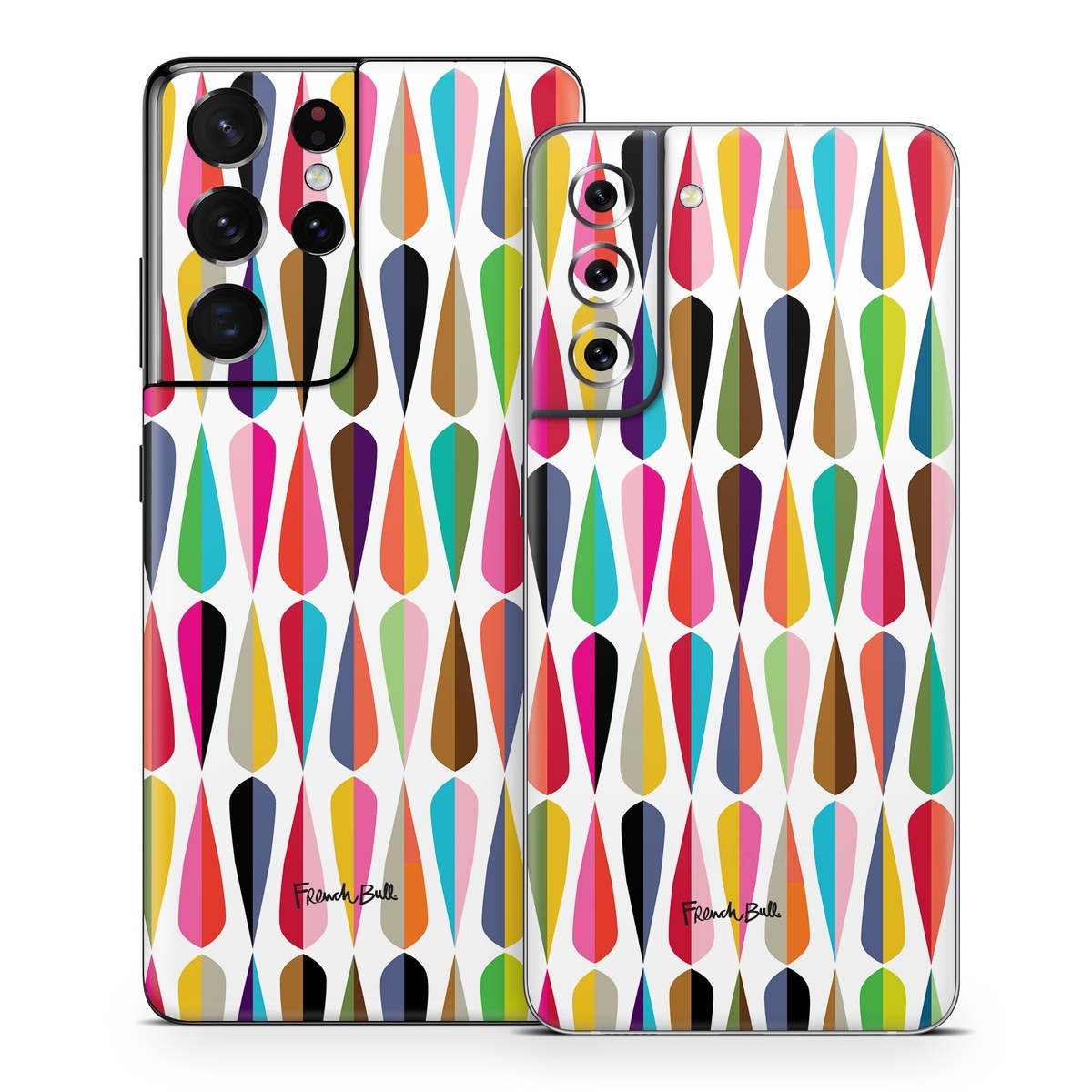 Samsung Galaxy S21 Series Skin design of Colorfulness, Font, Pink, Magenta, Material property, Art, Symmetry, Circle, Pattern, Tints and shades, with white, blue, pink, purple, orange, red, yellow, green, purple colors