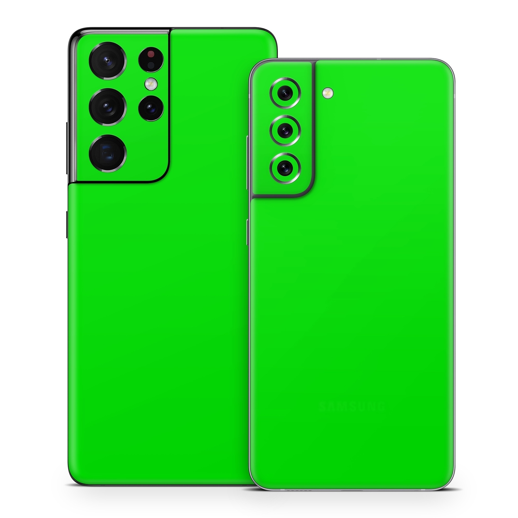 Samsung Galaxy S21 Series Skin design of Green, Rectangle, Baize, Table, Font, Electric blue, Pattern, Symmetry, Magenta, Circle, with green colors