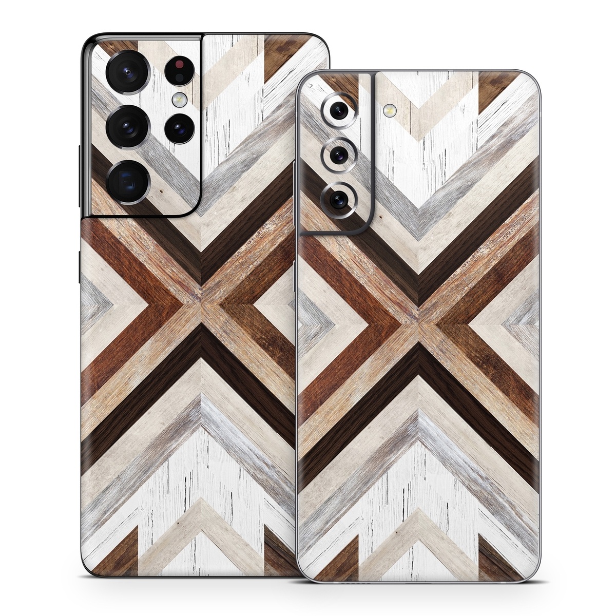 Samsung Galaxy S21 Series Skin design of Architecture, Line, Pattern, Brown, Symmetry, Wood, Design, Building, Facade, Material property, with white, brown, gray colors