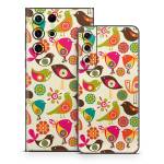 Bird Flowers Samsung Galaxy S22 Series Skin