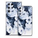 Blue Blooms Samsung Galaxy S22 Series Skin