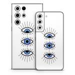 Blue Eyes Samsung Galaxy S22 Series Skin