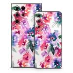 Blurred Flowers Samsung Galaxy S22 Series Skin