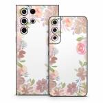 Blush Flower Frame Samsung Galaxy S22 Series Skin
