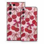 Cherry with Bows Samsung Galaxy S22 Series Skin