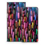 Colorful Brushstrokes Black Samsung Galaxy S22 Series Skin