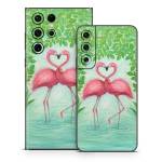 Flamingo Love Samsung Galaxy S22 Series Skin