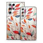 Leaf Sketches Samsung Galaxy S22 Series Skin