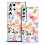 Pastel Butterflies Samsung Galaxy S22 Series Skin
