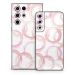 Pink Circles Samsung Galaxy S22 Series Skin