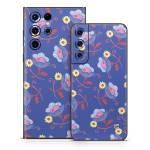 Purple Flowers Samsung Galaxy S22 Series Skin