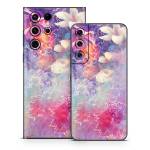 Sketch Flowers Lily Samsung Galaxy S22 Series Skin