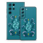 Snake and Flowers Samsung Galaxy S22 Series Skin