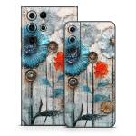 Steampunk Flowers Samsung Galaxy S22 Series Skin