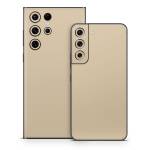 Solid State Beige Samsung Galaxy S22 Series Skin