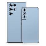 Solid State Blue Mist Samsung Galaxy S22 Series Skin