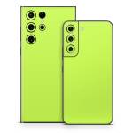 Solid State Lime Samsung Galaxy S22 Series Skin