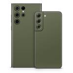 Solid State Olive Drab Samsung Galaxy S22 Series Skin