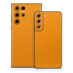 Solid State Orange Samsung Galaxy S22 Series Skin