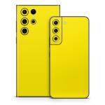 Solid State Yellow Samsung Galaxy S22 Series Skin