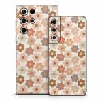 Terracotta Daisies Samsung Galaxy S22 Series Skin