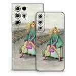 Lulu Waiting by the Train Tracks Samsung Galaxy S22 Series Skin